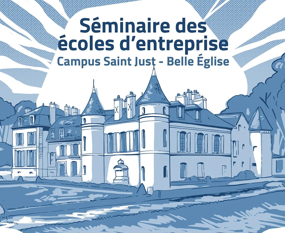 Live sketching lors d’un séminaire d’entreprise