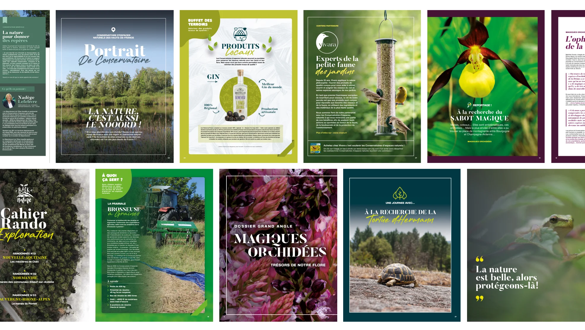 Support print sur le thème de l’orchidée
