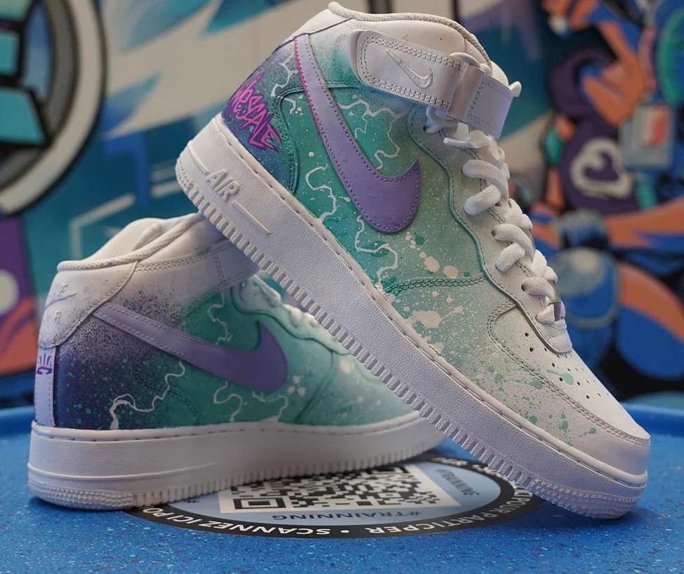 goodies chaussures sneakers en street art