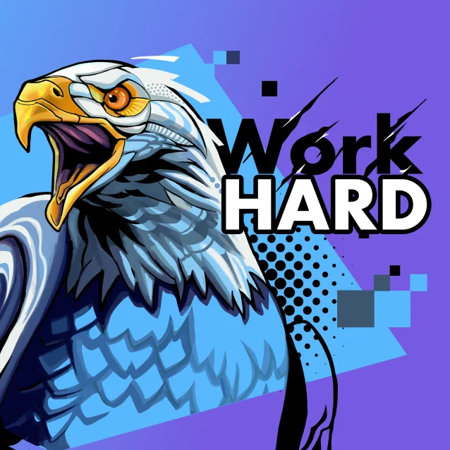 illustration digitale d'un aigle